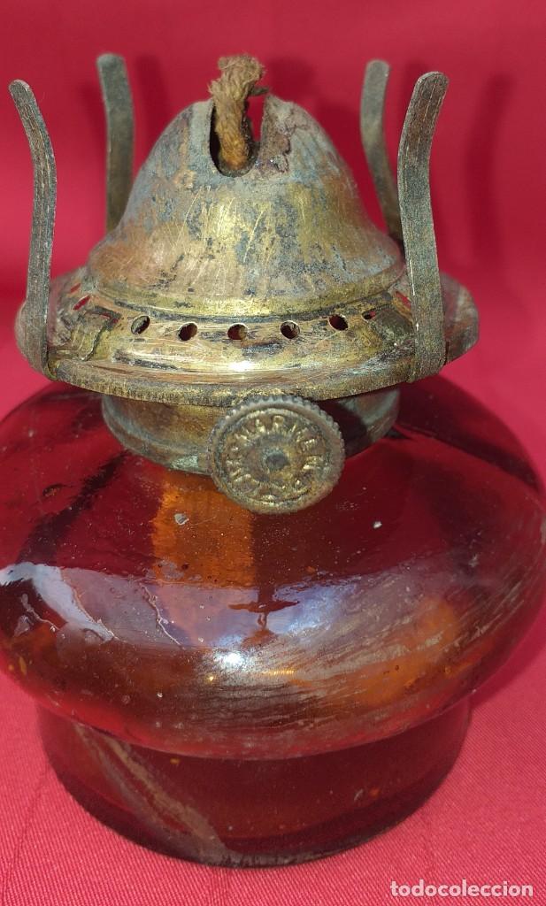 Antig&uuml;edades: QUINQU&Eacute; DE CRISTAL Y LATA - Foto 11