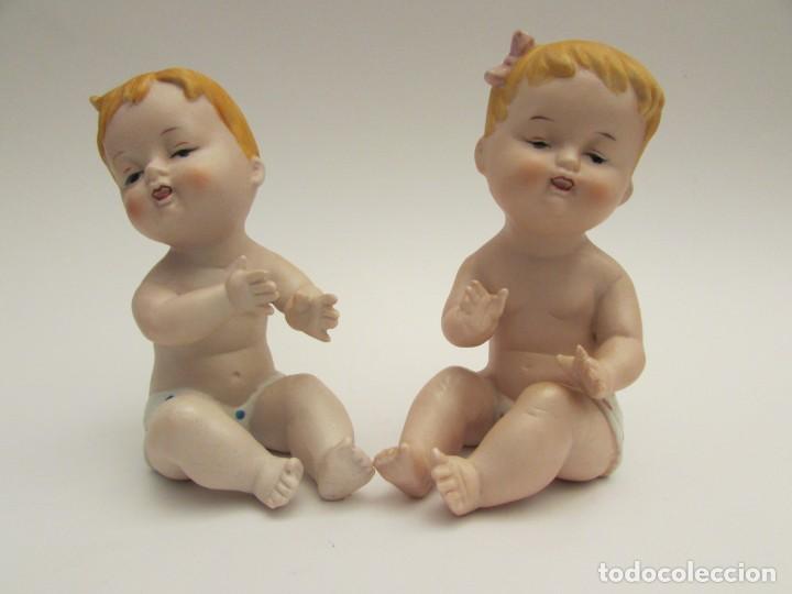 Antig&uuml;edades: PAREJA DE BEBE PIANO ESTILO HEUBACH - Foto 8