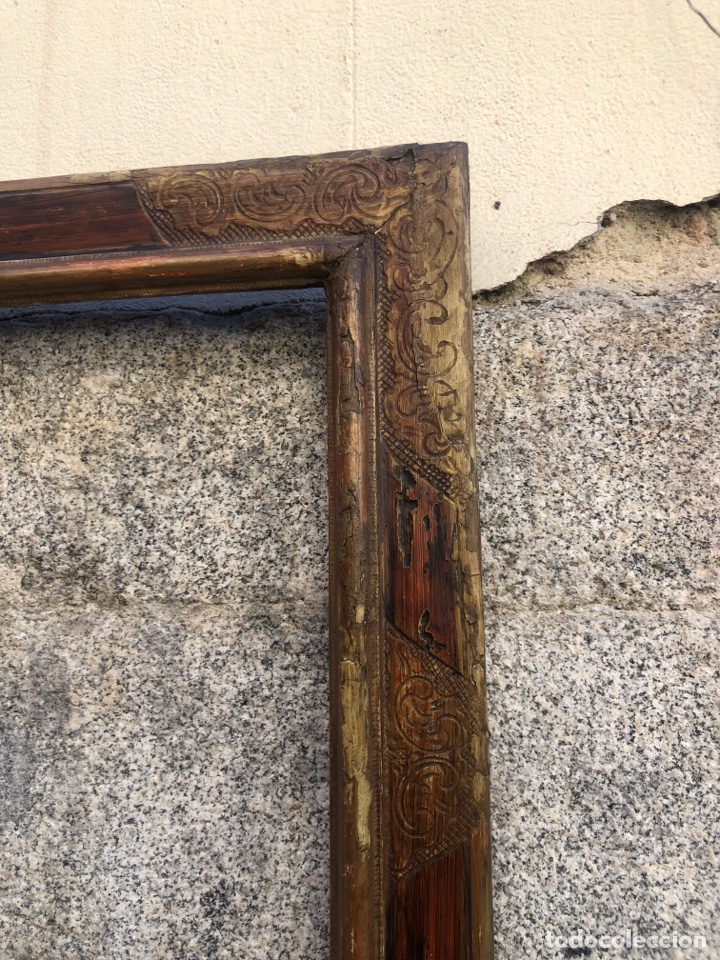 Antig&uuml;edades: Marco Policromado S.XIX - Foto 2