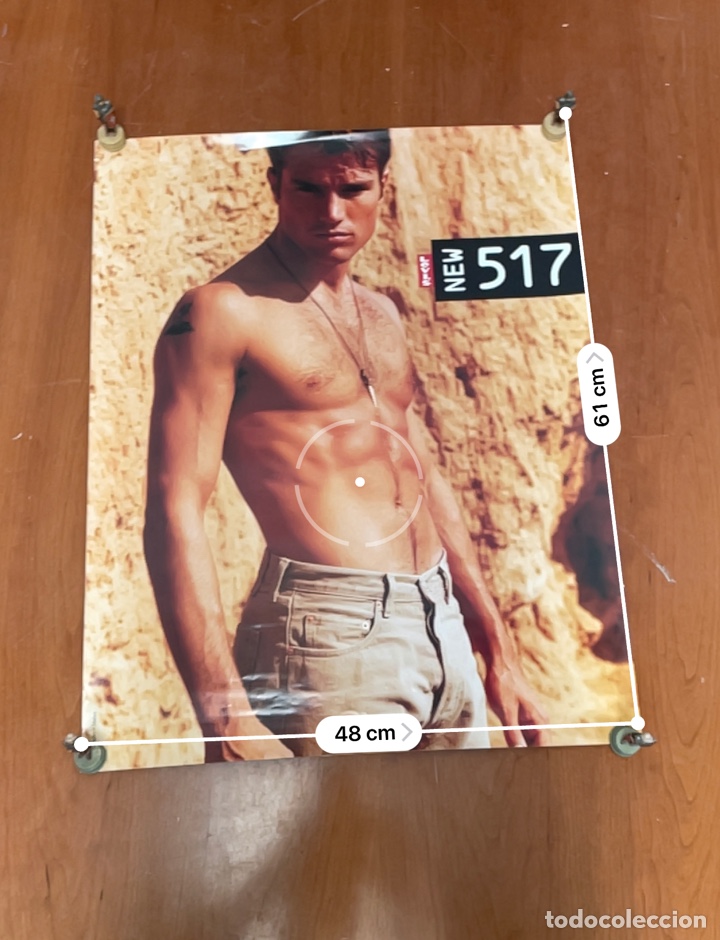 Antig&uuml;edades: ANTIGUO P&Oacute;STER LEVIS - Foto 3