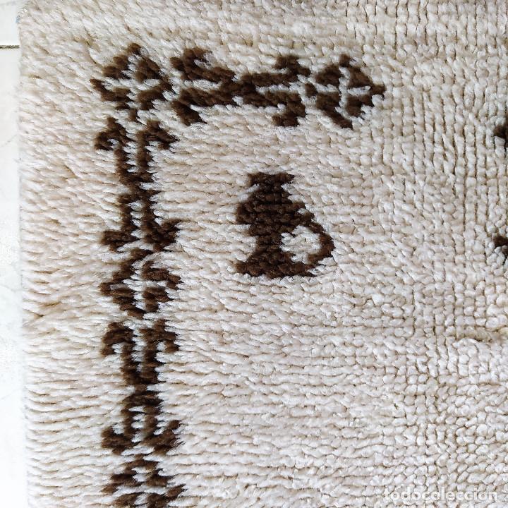 Antig&uuml;edades: ALFOMBRA DE NUDOS RECTANGULAR HECHA A MANO - Foto 2