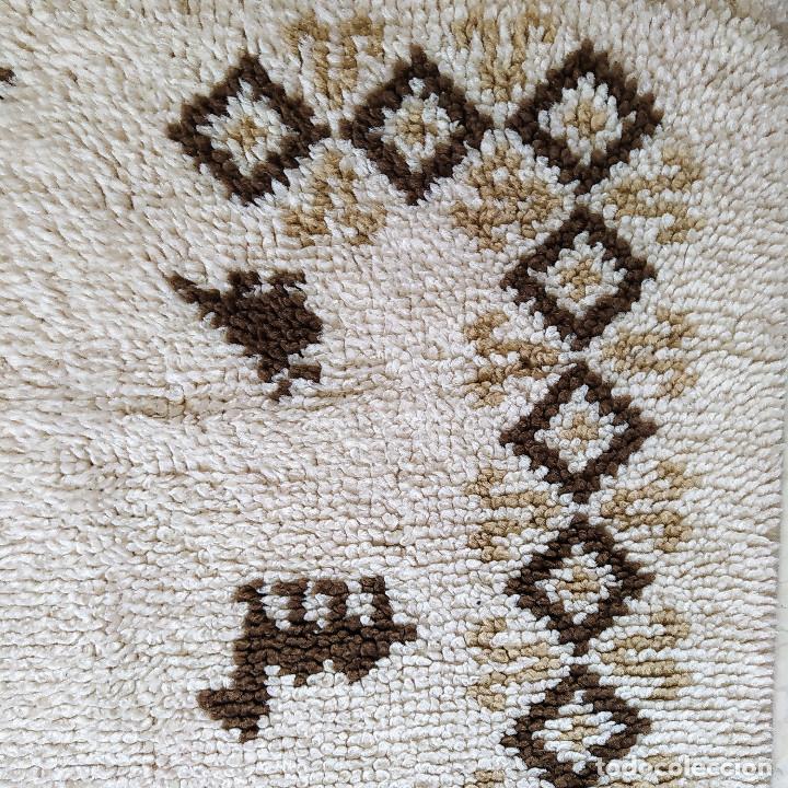 Antig&uuml;edades: ALFOMBRA DE NUDOS RECTANGULAR HECHA A MANO - Foto 3