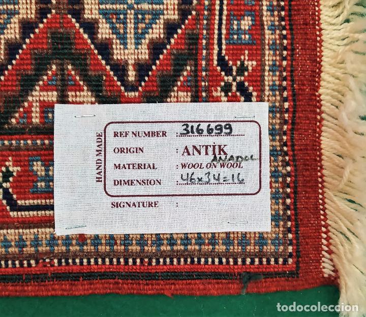 Antig&uuml;edades: ALFOMBRA TURCA CERTIFICADA - Foto 3