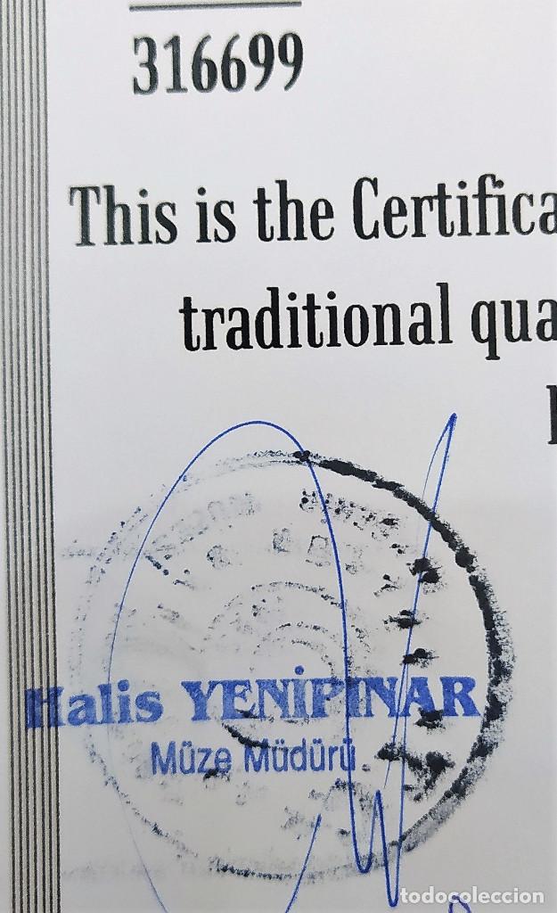 Antig&uuml;edades: ALFOMBRA TURCA CERTIFICADA - Foto 6