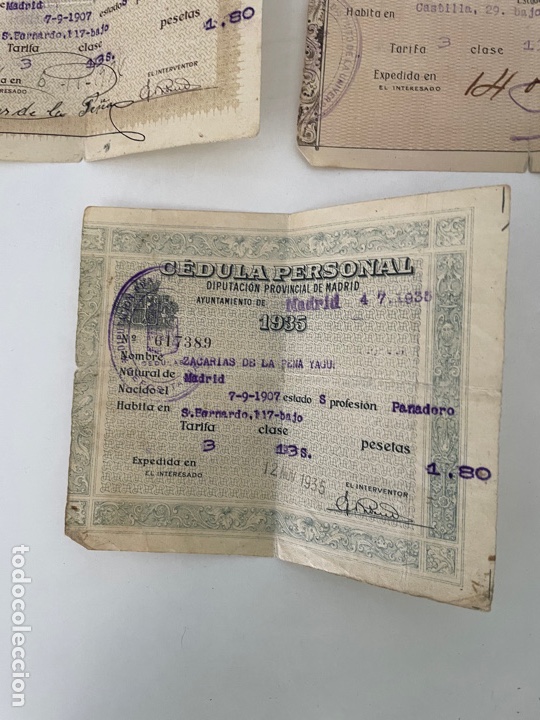 Antig&uuml;edades: LOTE DE C&Eacute;DULAS ANTIGUAS - Foto 4