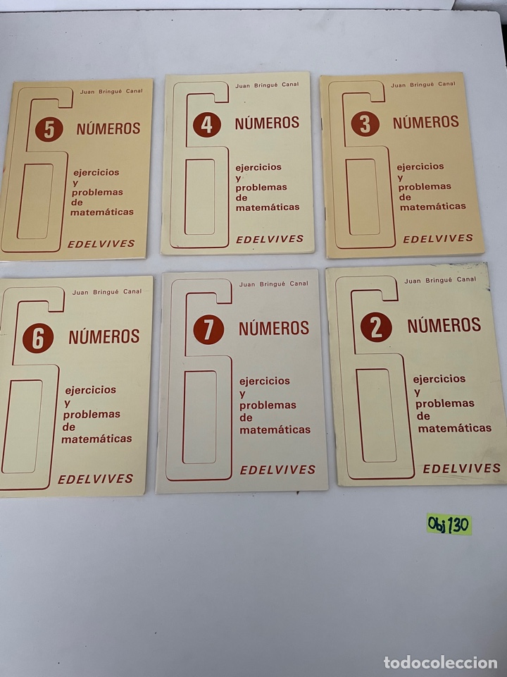 Antig&uuml;edades: LOTE DE CUADERNOS DE EJERCICIOS Y PROBLEMAS MATEM&Aacute;TICOS - Foto 1
