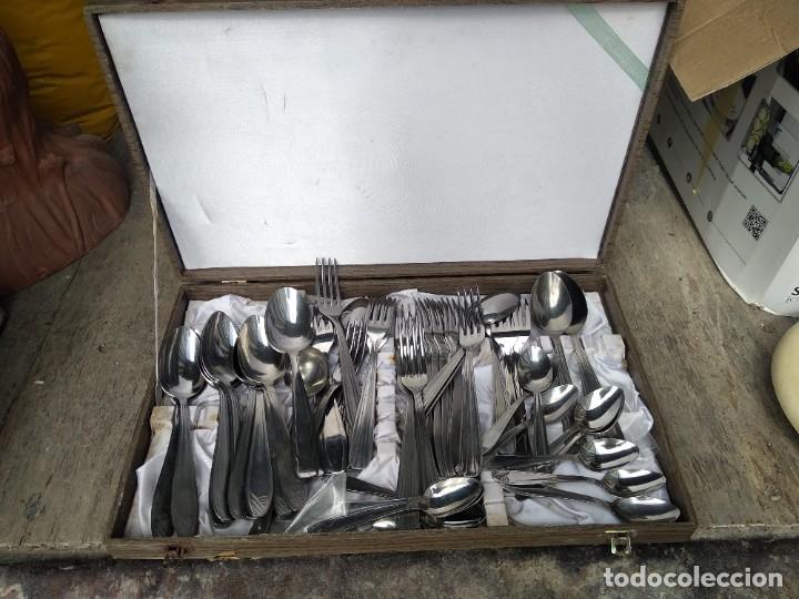 Antig&uuml;edades: Caja cubiertos - Foto 2