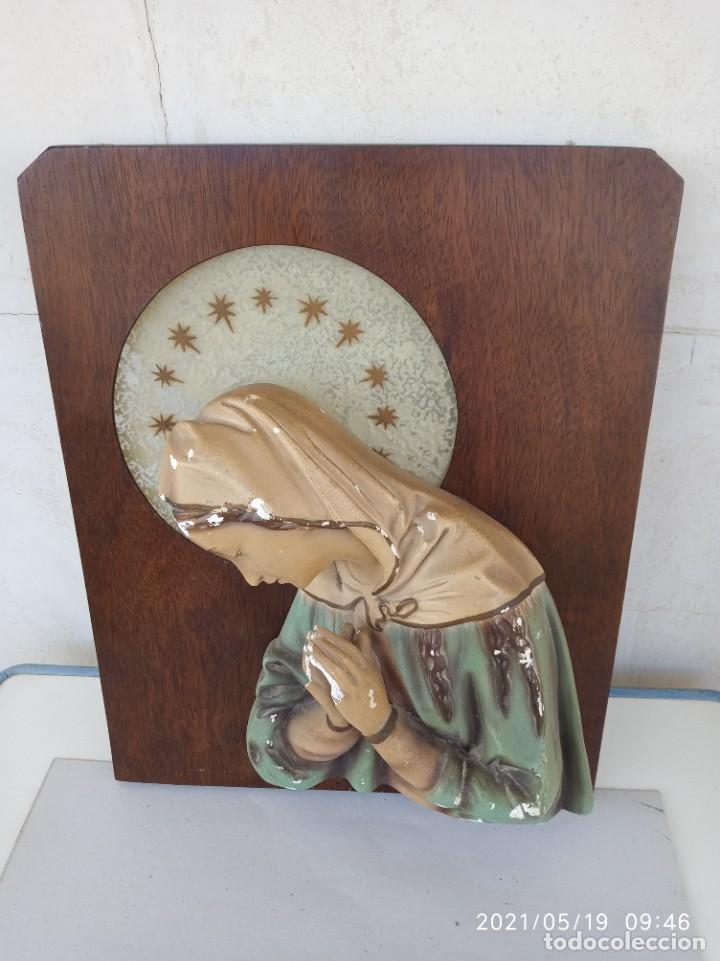 Antig&uuml;edades: Virgen policromada - Foto 1