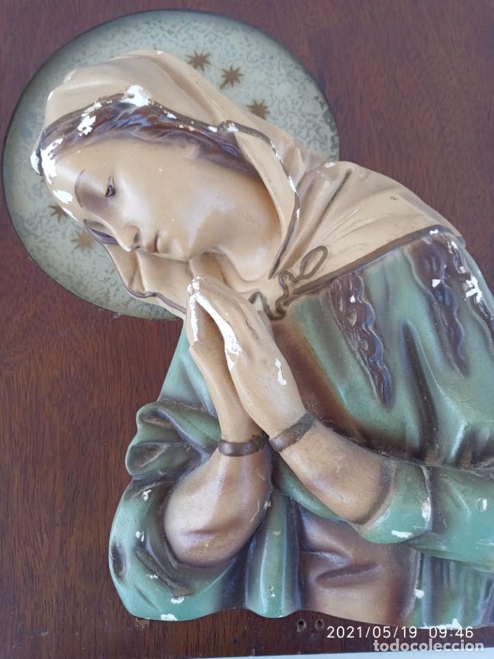Antig&uuml;edades: Virgen policromada - Foto 2