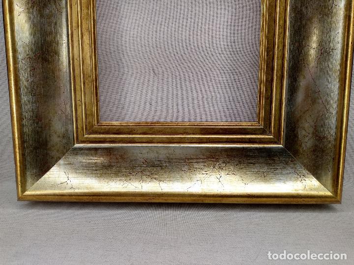 Antig&uuml;edades: Marco antiguo dorada ancha 33 x 21 - Foto 1