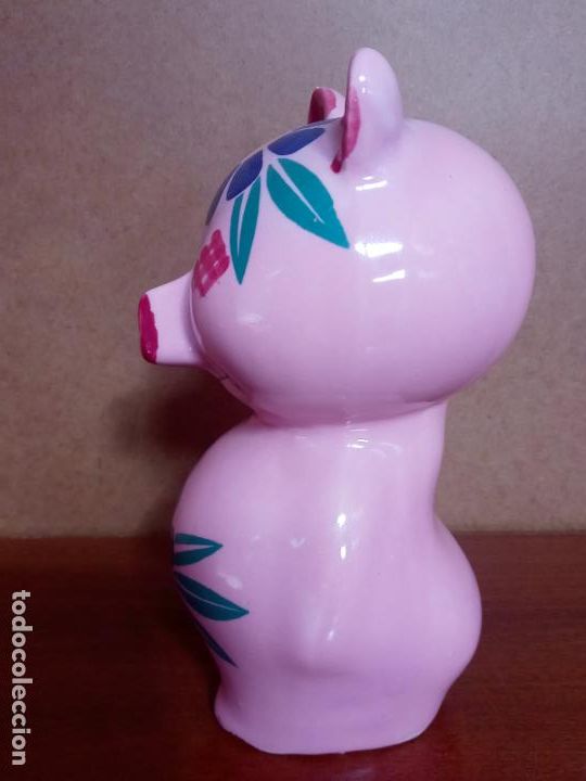 Antig&uuml;edades: Hucha cerdito- ceramicas Hispania Manises - Foto 4