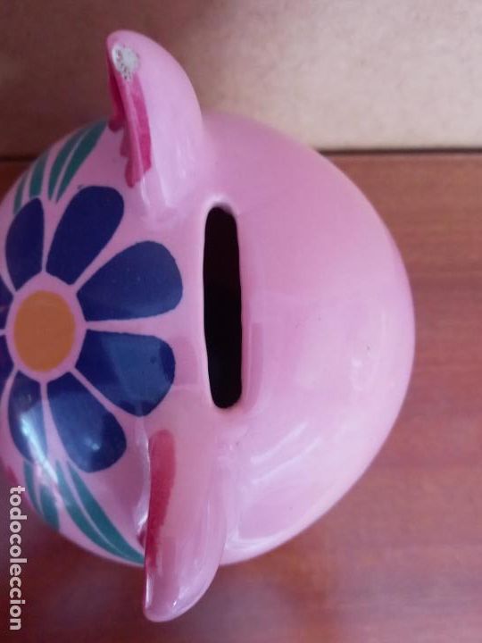 Antig&uuml;edades: Hucha cerdito- ceramicas Hispania Manises - Foto 5