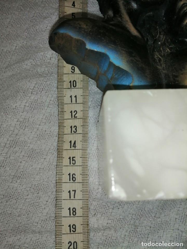 Antig&uuml;edades: Figura pareja con pie de m&aacute;rmol - Foto 8