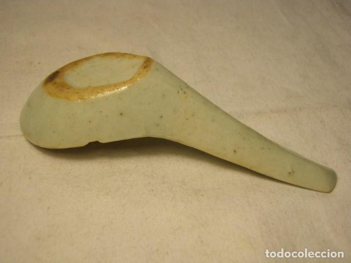 Antig&uuml;edades: CUCHARA DE PORCELANA CHINA - Foto 3