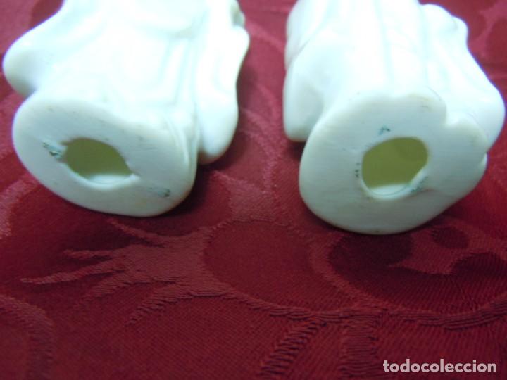 Antig&uuml;edades: 2 DIOSES CHINOS DE PORCELANA - Foto 3