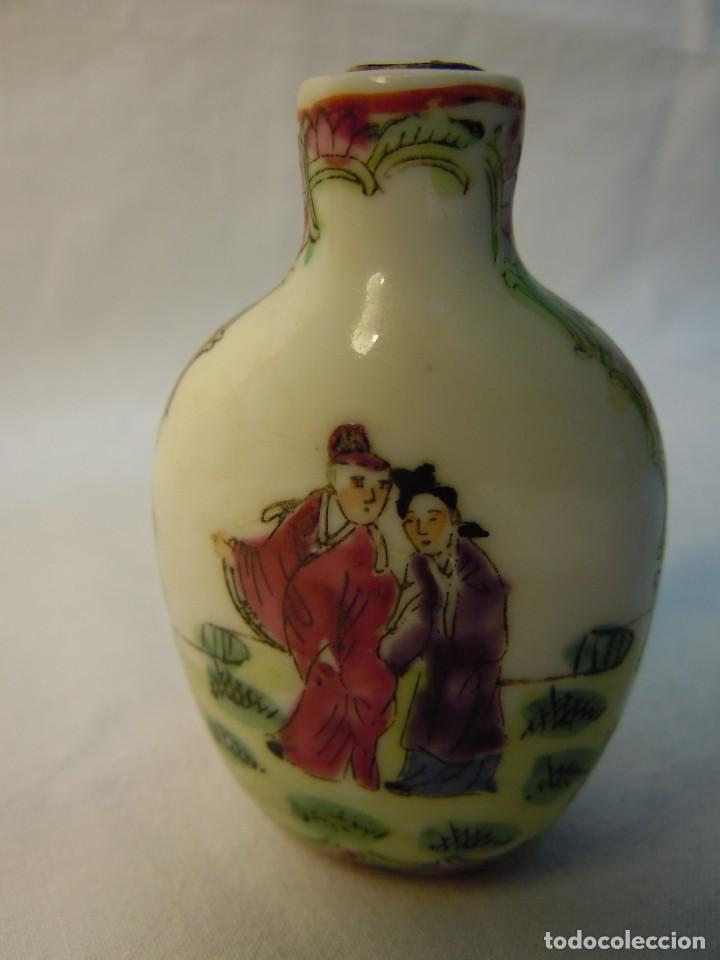 Antig&uuml;edades: TABAQUERA CHINA DE RAPE DE PORCELANA - Foto 6