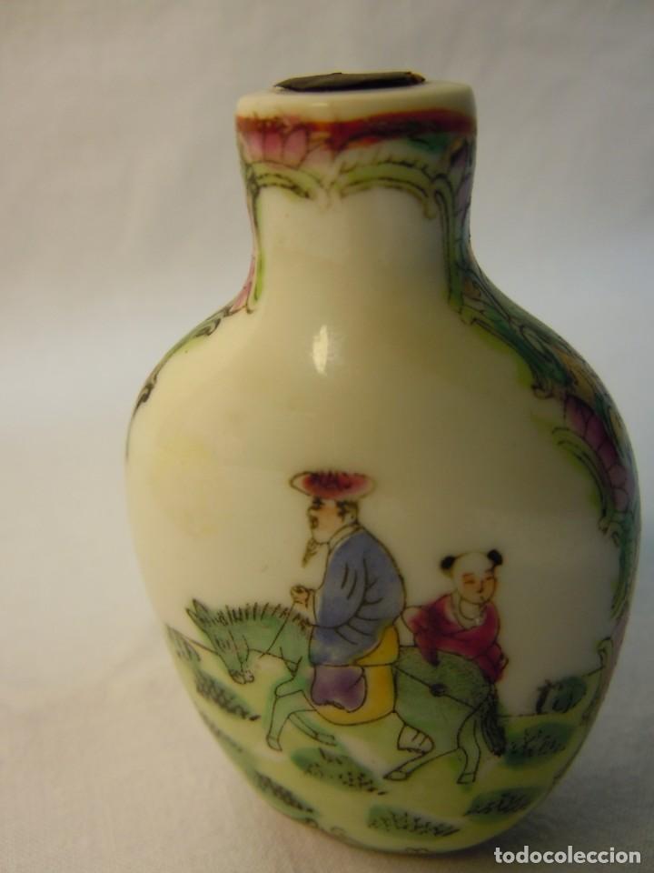 Antig&uuml;edades: TABAQUERA CHINA DE RAPE DE PORCELANA - Foto 7