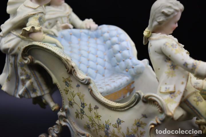 Antig&uuml;edades: Trineo de porcelana de biscuit - Foto 10