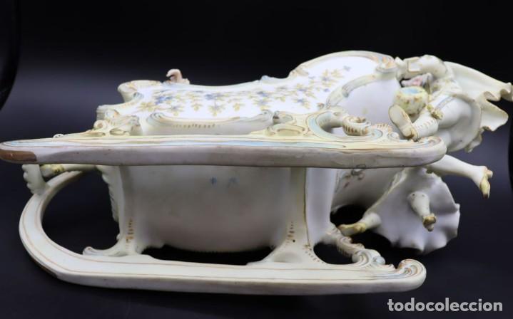 Antig&uuml;edades: Trineo de porcelana de biscuit - Foto 19