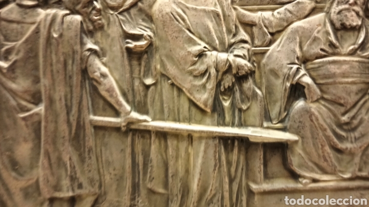 Antig&uuml;edades: ANTIGUA PLANCHA EN BRONCE PLATEADA - Foto 9