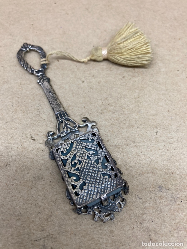 Antig&uuml;edades: Espejo antiguo de plata - Foto 2
