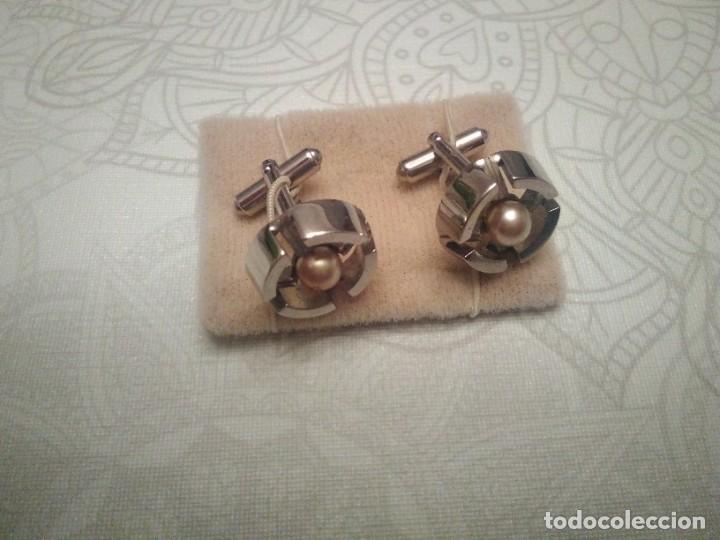 Antig&uuml;edades: Gemelos Redondos con Perla. - Foto 1
