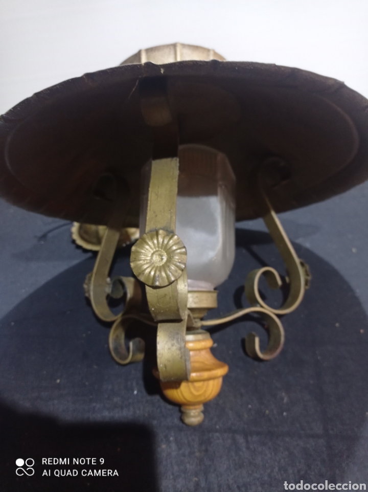 Antig&uuml;edades: Antigua lampara techo - Foto 11