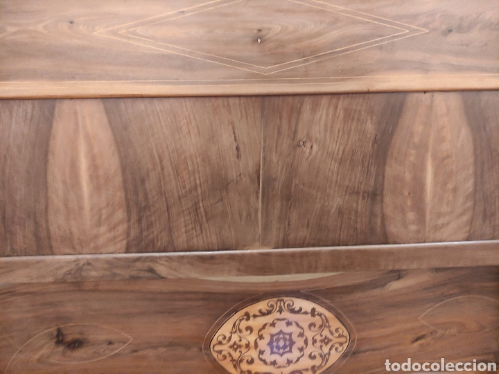 Antig&uuml;edades: Preciosa Cama siglo XIX - Foto 7