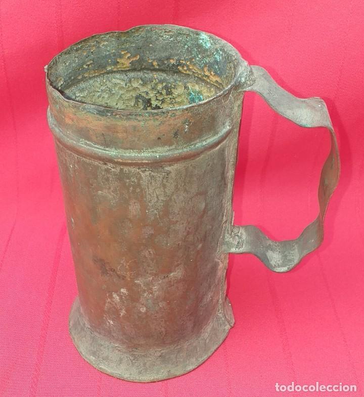 Antig&uuml;edades: ANTIGUA MEDIDA DE COBRE - Foto 2