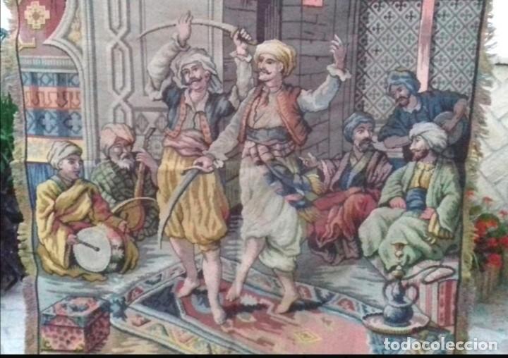 Antig&uuml;edades: TAPIZ ESCENA ARABE - Foto 3