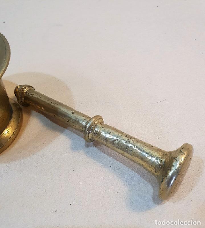Antig&uuml;edades: ALMIREZ O MORTERO DE BRONCE S. XVIII - Foto 3