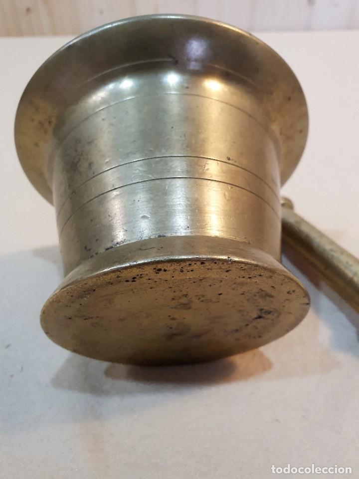 Antig&uuml;edades: ALMIREZ O MORTERO DE BRONCE S. XVIII - Foto 3