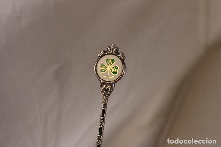 Antig&uuml;edades: irelan cuchara coleccion en plata de ley - Foto 3