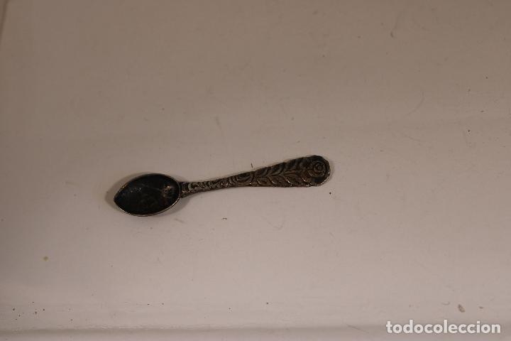 Antig&uuml;edades: cucharilla de moca en plata de ley - Foto 5