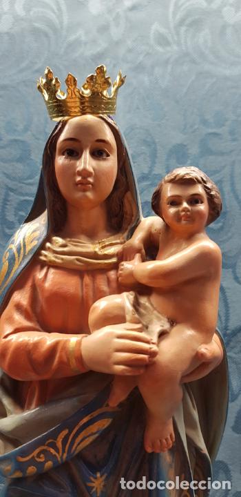 Antig&uuml;edades: VIRGEN CON NI&Ntilde;O EN BRAZOS - Foto 3