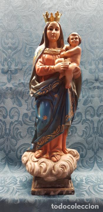 Antig&uuml;edades: VIRGEN CON NI&Ntilde;O EN BRAZOS - Foto 1