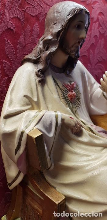 Antig&uuml;edades: SAGRADO CORAZ&Oacute;N ENTRONIZADO - Foto 3
