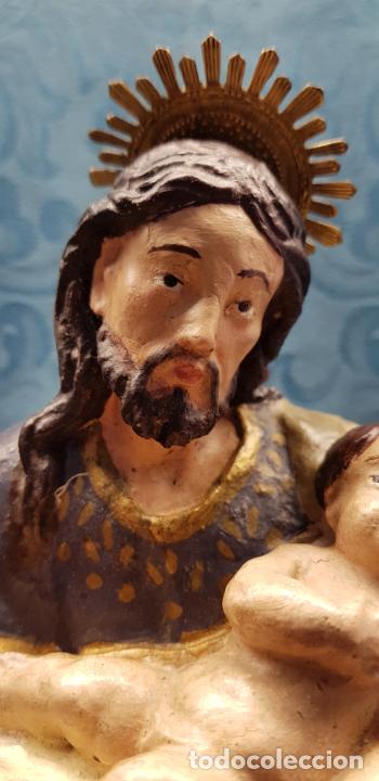 Antig&uuml;edades: SAN JOS&Eacute; CON NI&Ntilde;O EN BRAZOS - Foto 6