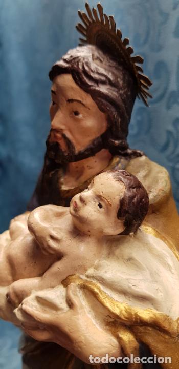 Antig&uuml;edades: SAN JOS&Eacute; CON NI&Ntilde;O EN BRAZOS - Foto 7