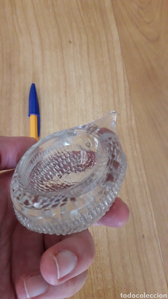 Antig&uuml;edades: FIGURA DE CRISTAL CON FORMA DE ERIZO - Foto 3