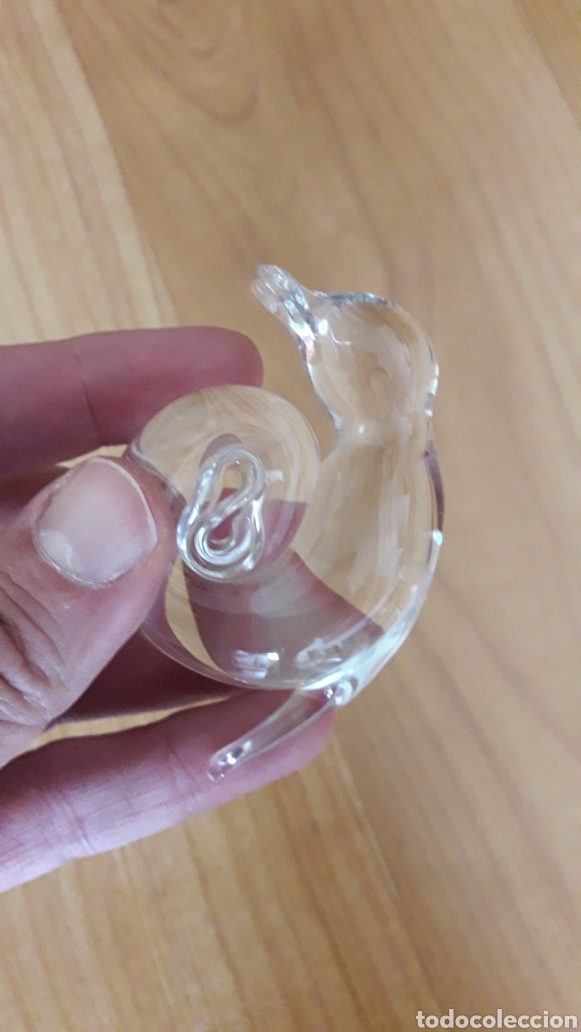 Antig&uuml;edades: FIGURA DE CRISTAL CON FORMA DE CARACOL - Foto 5