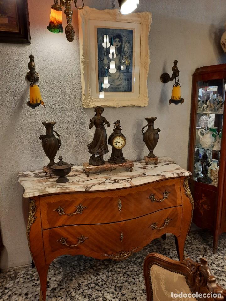 Antig&uuml;edades: pareja de apliques de iluminacion- - Foto 5