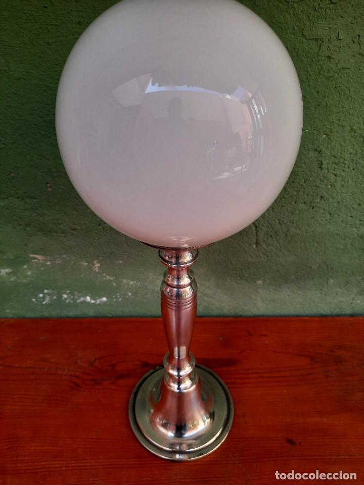 Antig&uuml;edades: lampara de mesa art deco- - Foto 2