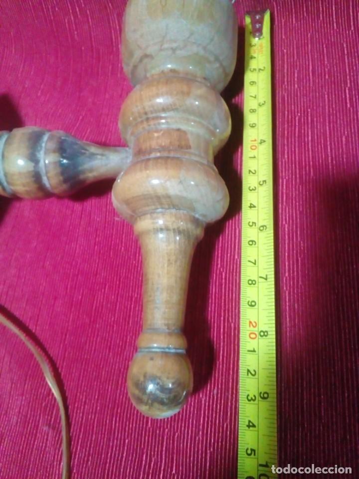 Antig&uuml;edades: pareja de apliques de madera - Foto 5