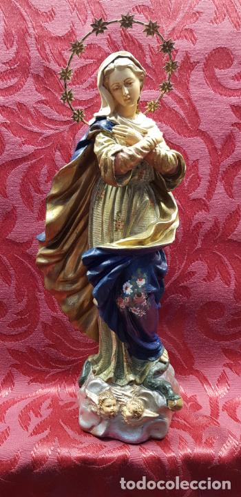 Antig&uuml;edades: RETABLO (MADERA) VIRGEN INMACULADA - Foto 10