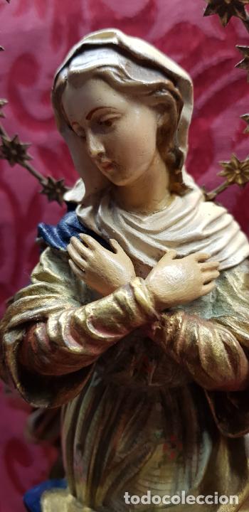 Antig&uuml;edades: RETABLO (MADERA) VIRGEN INMACULADA - Foto 13