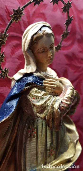 Antig&uuml;edades: RETABLO (MADERA) VIRGEN INMACULADA - Foto 14