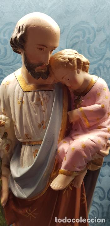 Antig&uuml;edades: SAN JOS&Eacute; CON NI&Ntilde;O EN BRAZOS - Foto 2