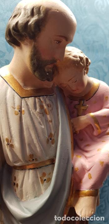 Antig&uuml;edades: SAN JOS&Eacute; CON NI&Ntilde;O EN BRAZOS - Foto 4