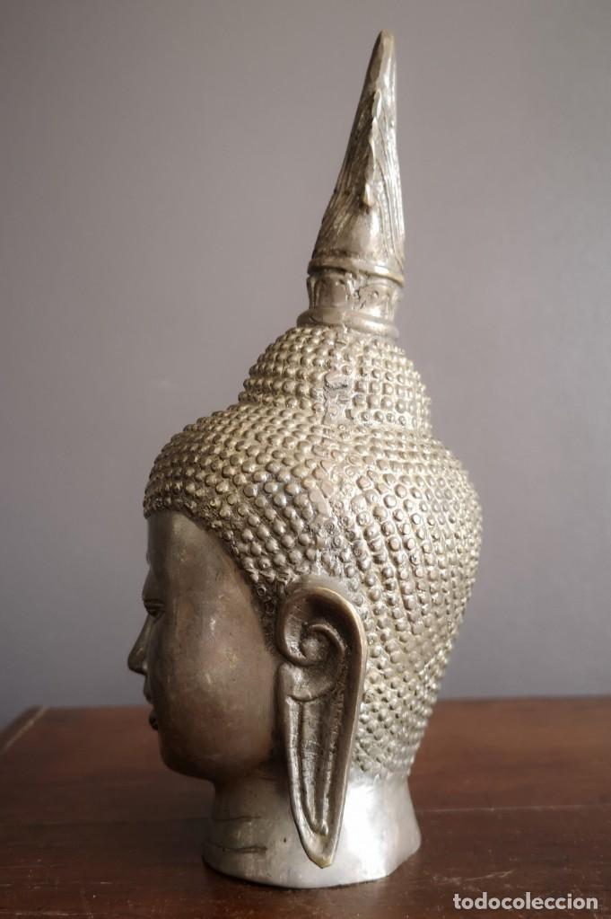 Antig&uuml;edades: Cabeza de Buda con pin&aacute;culo - Foto 5